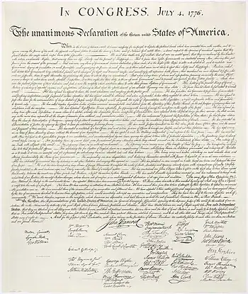 Declaration of Independence