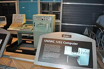 A Univac 1232 at the Smithsonian National Air and Space Museum