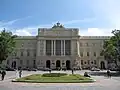 Façade of Galician Sejm; now seat of Lviv University. Marconi also decorated the interior.