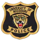 Patch of the University of Missouri Police Department.