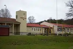 View of the village school