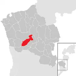 Location within Oberwart district