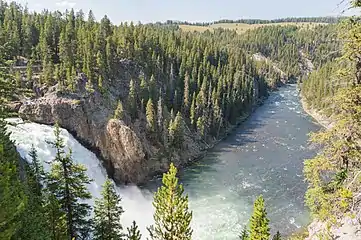 Upper Falls and downstream view