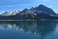 Upper Kananaski Lake with Mount Sarrail to right