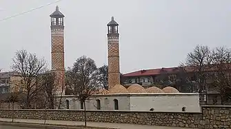 Upper Mosque of Shusha. View from the south-west in 2019 after restoration