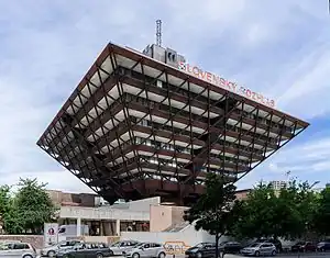 Slovak Radio Building, Bratislava, Slovakia.