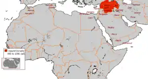 Extent of Shia rule under the Uqaylids