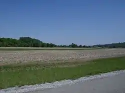 Farmland in southern Urbana Township