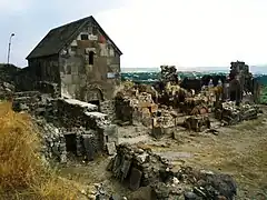 Ruins of the Saint Sargis monastic complex of the 7th to 13th centuries at Ushi