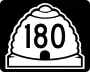 State Route 180 marker