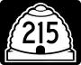 State Route 215 marker