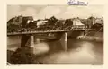 The pedestrian bridge before World War II