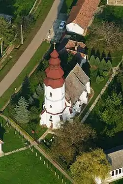 Church from a bird's eye view