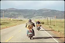 Bikers in Colorado, 1972, Boyd Norton