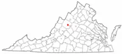 Location of Jolivue, Virginia