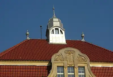 Detail of a ridge turret