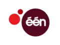 Eén's red logo used during winter (2007-2009)