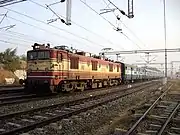 WAM 4 series loco 20491 from Vadodara Shed VSKP-Nanded Express