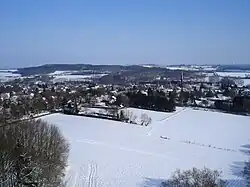 Winter view over Vaals