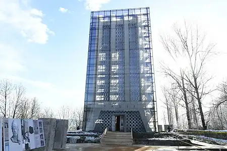 Mausoleum during renovation