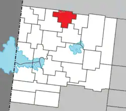 Location within Abitibi-Ouest RCM