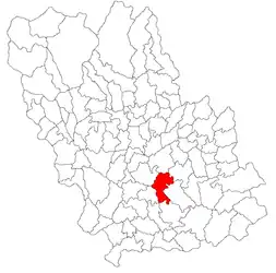 Location in Prahova County