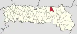 Location in Ialomița County