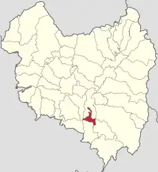 Location in Covasna County