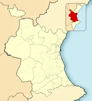 Puçol is located in Province of Valencia