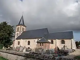 The church in Valletot