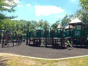 The Van Saun Park playground.