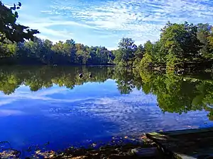 Lake Victoria, in the Mesker Park Zoo, located in Perry Township