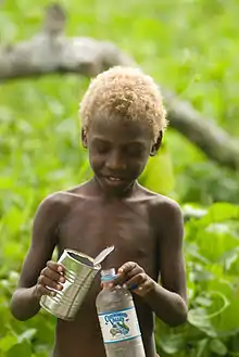 Image 32A Melanesian child from Vanuatu (from Melanesia)