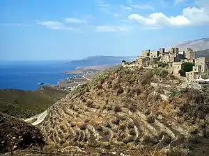 Towerhouses of Vatheia, Mani peninsula.