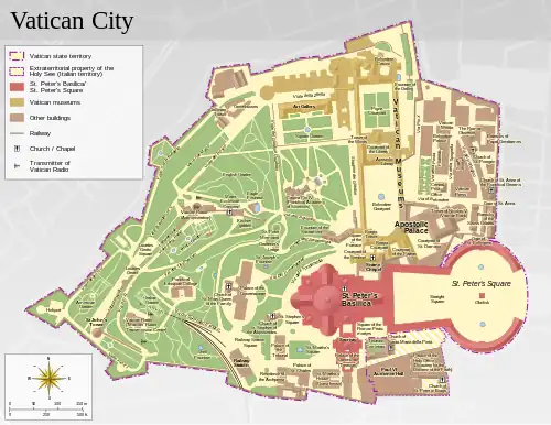 Image 14Map of Vatican City (from Geography of Vatican City)