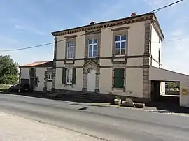 The town hall in Vaudoncourt