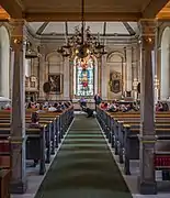 The church hall during a concert