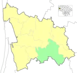 Location of Veiviržėnai Eldership