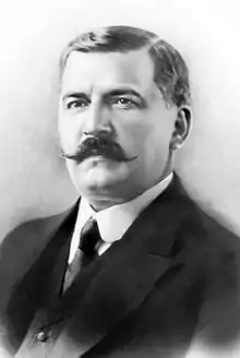 Venceslau Brás, President of Brazil, with a handlebar or imperial moustache