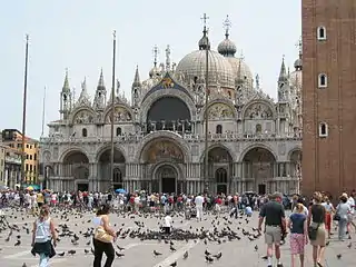 Front of the basilica