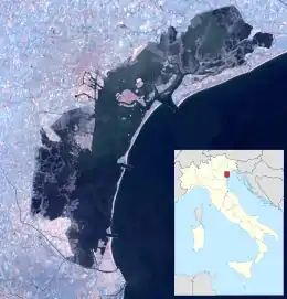 Giudecca is located in Venetian Lagoon