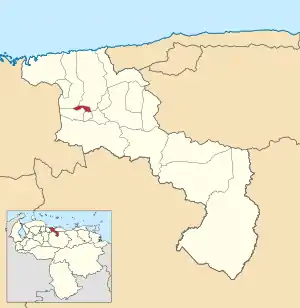 Location in Aragua