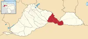 Location in Barinas