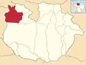 Location in Guárico