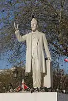 Statue of Eleftherios Venizelos at the Upper part