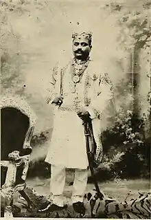 His Highness Maharaja Sir Raja Sri Ravu Svetachalapati Venkatesh Srinivasa Ranga Rao Bahadur of Gubbi (1881-1921)