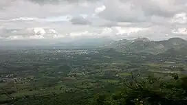 Aerial view of Vennanthur from Alavaimalai