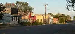 Main Street at sundown