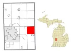 Location within Kent County