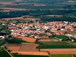 Verges seen from the air